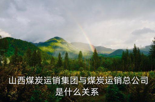  山西煤炭運銷集團與煤炭運銷總公司是什么關系