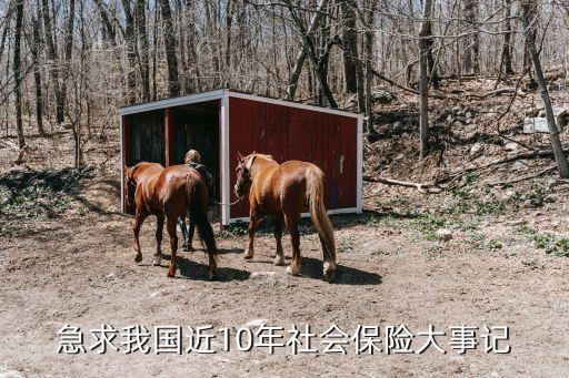 急求我國(guó)近10年社會(huì)保險(xiǎn)大事記