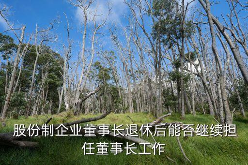  股份制企業(yè)董事長退休后能否繼續(xù)擔任董事長工作