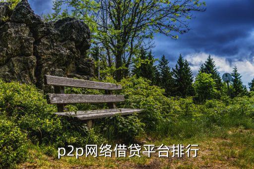  p2p網(wǎng)絡借貸平臺排行