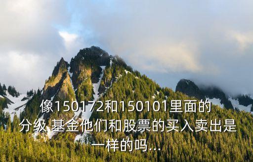 分級(jí)基金母基金怎么賣(mài),富國(guó)基金國(guó)企改革分級(jí)基金