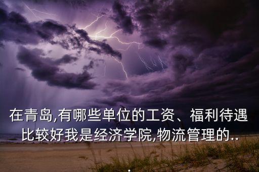 在青島,有哪些單位的工資、福利待遇比較好我是經(jīng)濟(jì)學(xué)院,物流管理的...