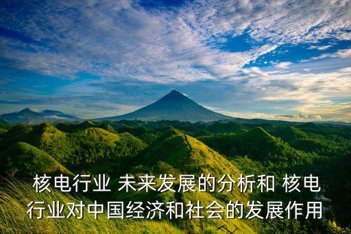  核電行業(yè) 未來發(fā)展的分析和 核電行業(yè)對中國經濟和社會的發(fā)展作用