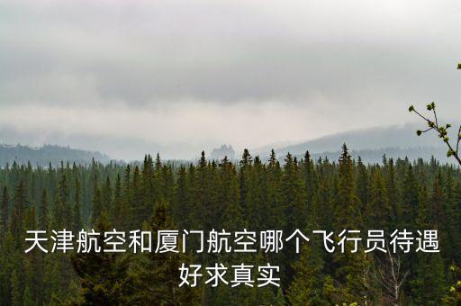  天津航空和廈門航空哪個飛行員待遇好求真實(shí)