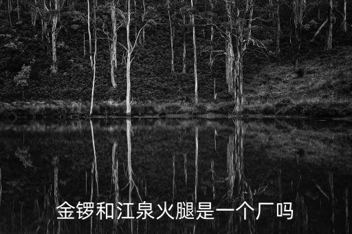 金鑼和江泉火腿是一個(gè)廠嗎