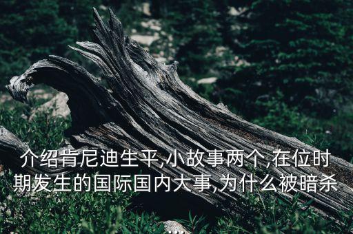 介紹肯尼迪生平,小故事兩個,在位時期發(fā)生的國際國內大事,為什么被暗殺...