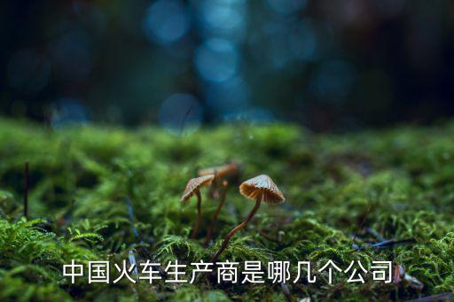 中國火車生產商是哪幾個公司