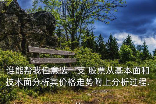 誰能幫我任意選一支 股票從基本面和技術(shù)面分析其價(jià)格走勢附上分析過程...