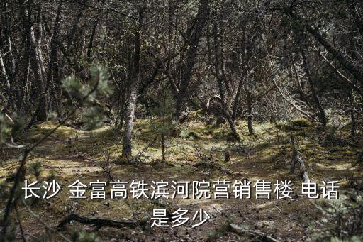 長(zhǎng)沙 金富高鐵濱河院營銷售樓 電話是多少