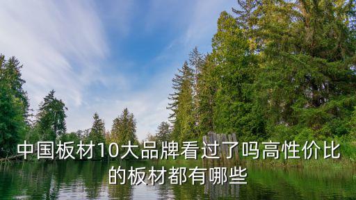 中國(guó)板材10大品牌看過(guò)了嗎高性?xún)r(jià)比的板材都有哪些
