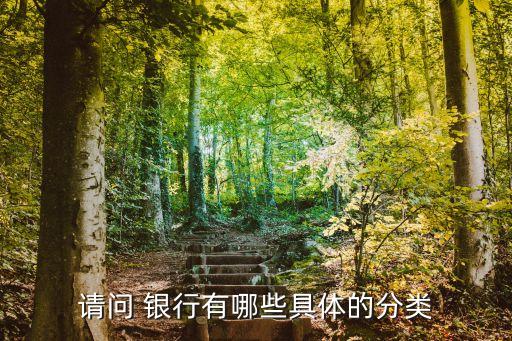 請(qǐng)問(wèn) 銀行有哪些具體的分類