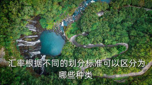  匯率根據不同的劃分標準可以區(qū)分為哪些種類
