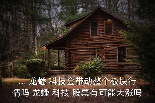 ... 龍?bào)?科技會帶動整個(gè)板塊行情嗎 龍?bào)?科技 股票有可能大漲嗎