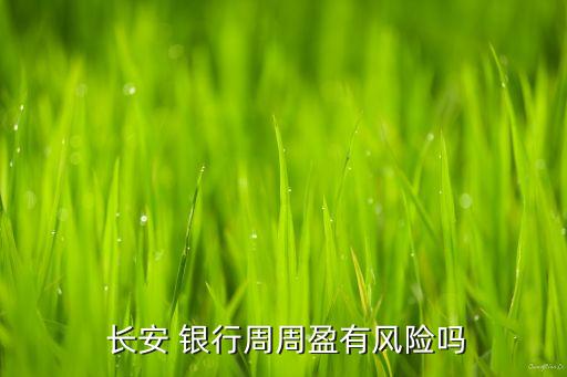 長安銀行的理財產品