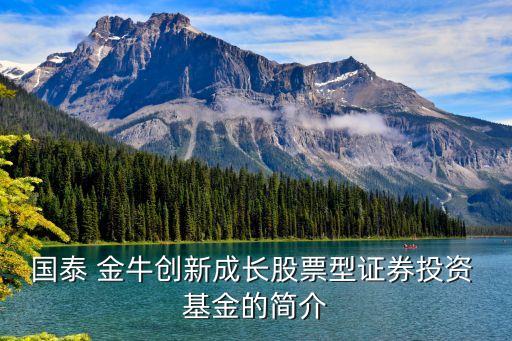 國泰 金牛創(chuàng)新成長(zhǎng)股票型證券投資 基金的簡(jiǎn)介